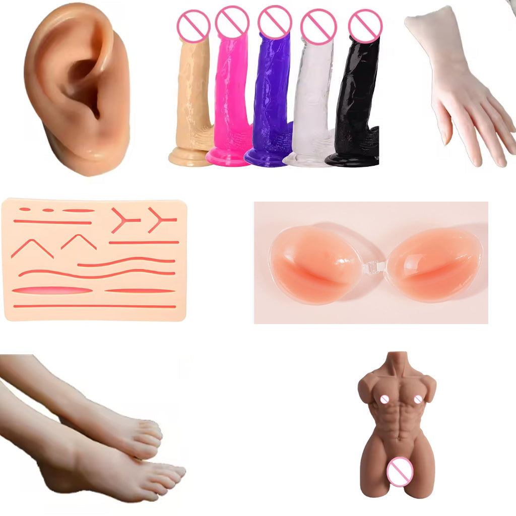 Liquid Skin Tone Silicone Rubber for Human Organ & Life Casting – Accurate Molds