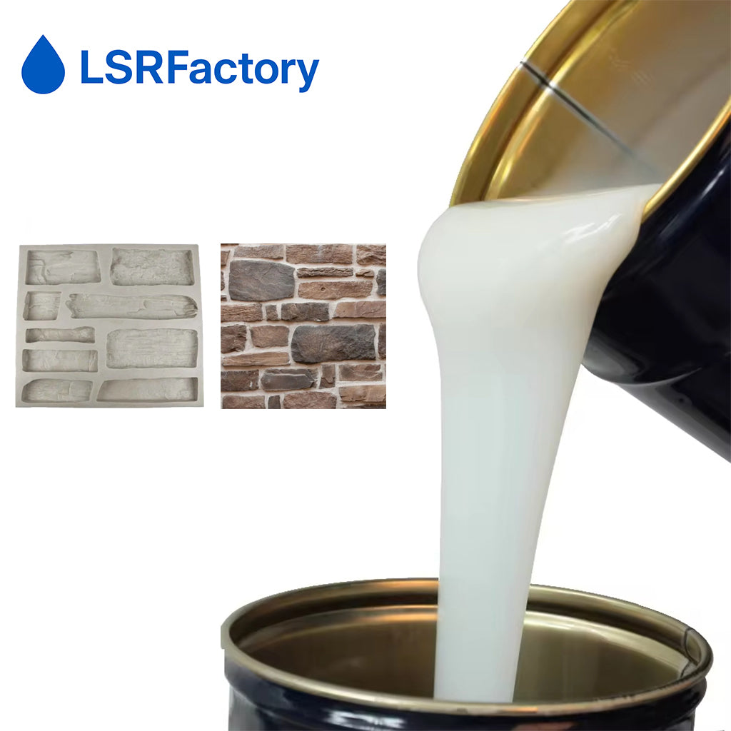 Free Sample Silicone Rubber for Concrete, Plaster, and Stone 3D Wall Panels