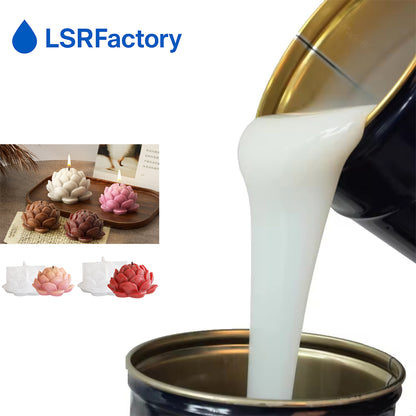 RTV-2 Liquid Silicone Rubber,High-Temperature Resistant, Soft & High Tear Strength for Candle & Soap Molds