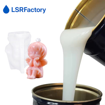 RTV-2 Liquid Silicone Rubber,High-Temperature Resistant, Soft & High Tear Strength for Candle & Soap Molds